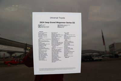 2024 Jeep Grand Wagoneer Series III