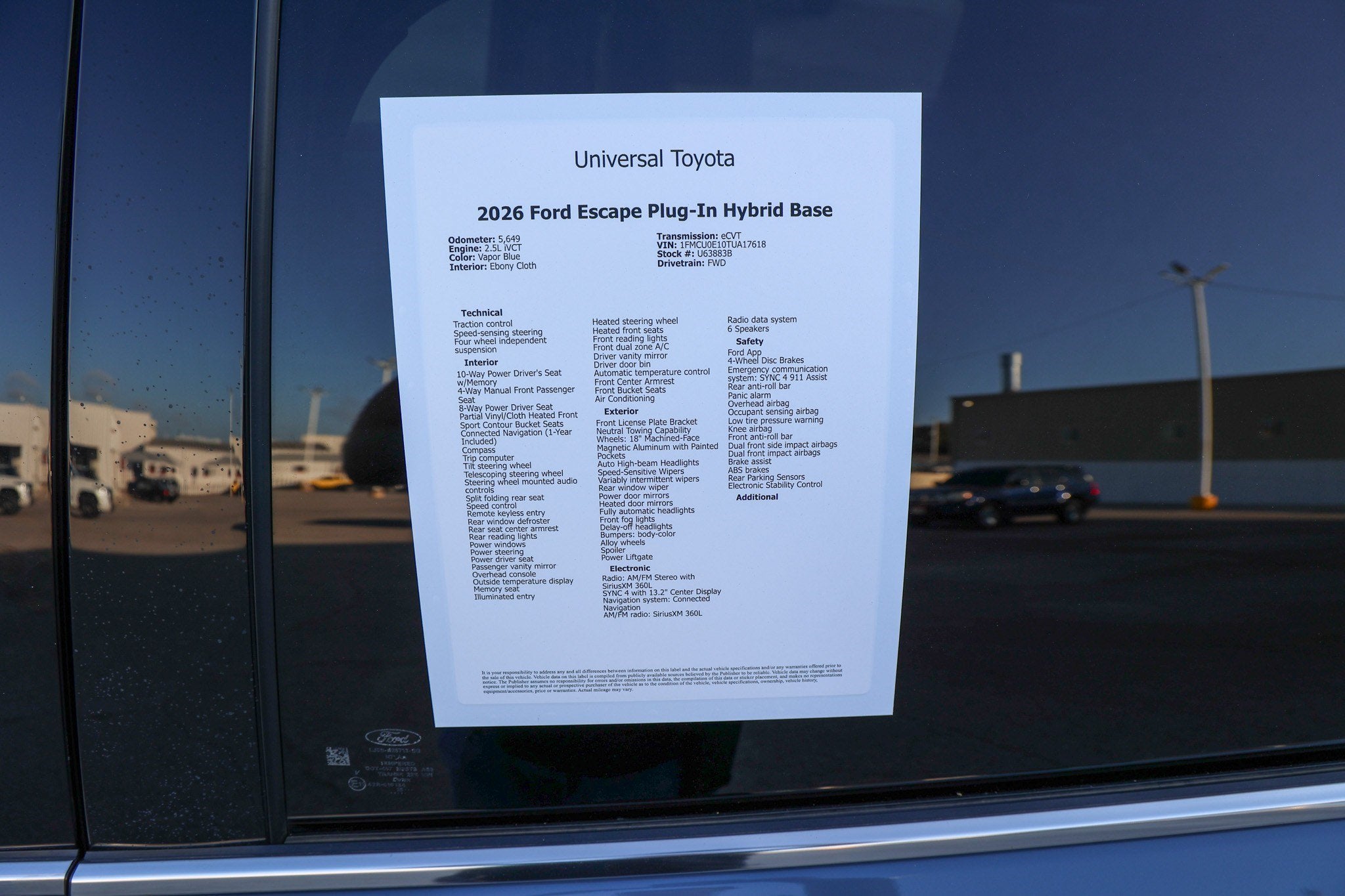 2026 Ford Escape PHEV