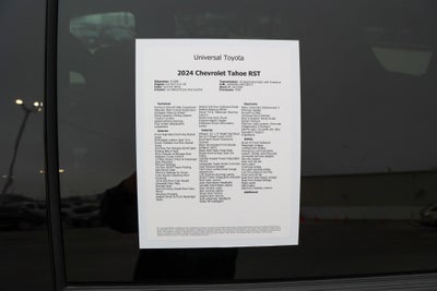 2024 Chevrolet Tahoe RST