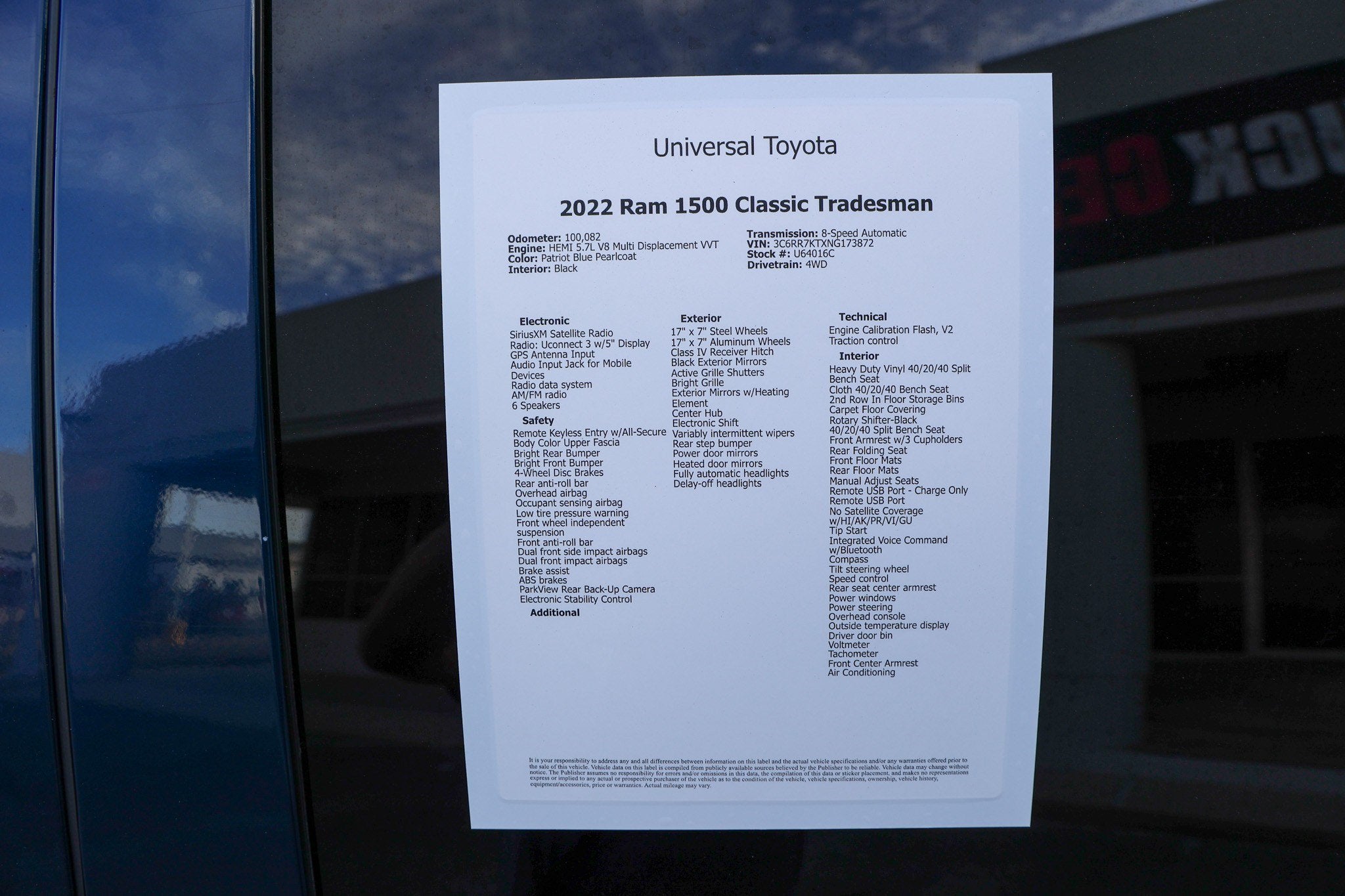 2022 RAM 1500 Tradesman