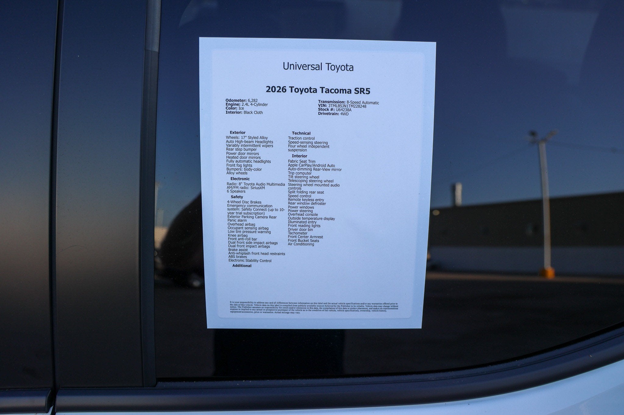 2026 Toyota Tacoma SR5