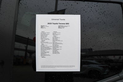 2025 Toyota TACOMA SR5 SR5