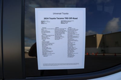 2024 Toyota Tacoma TRD Off Road