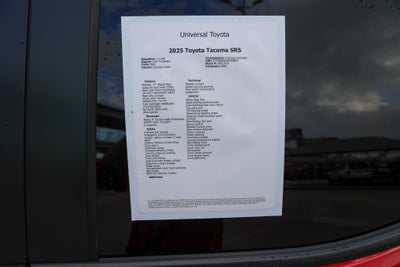 2025 Toyota Tacoma SR5
