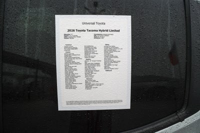 2026 Toyota TACOMA LTD HV Limited Hybrid