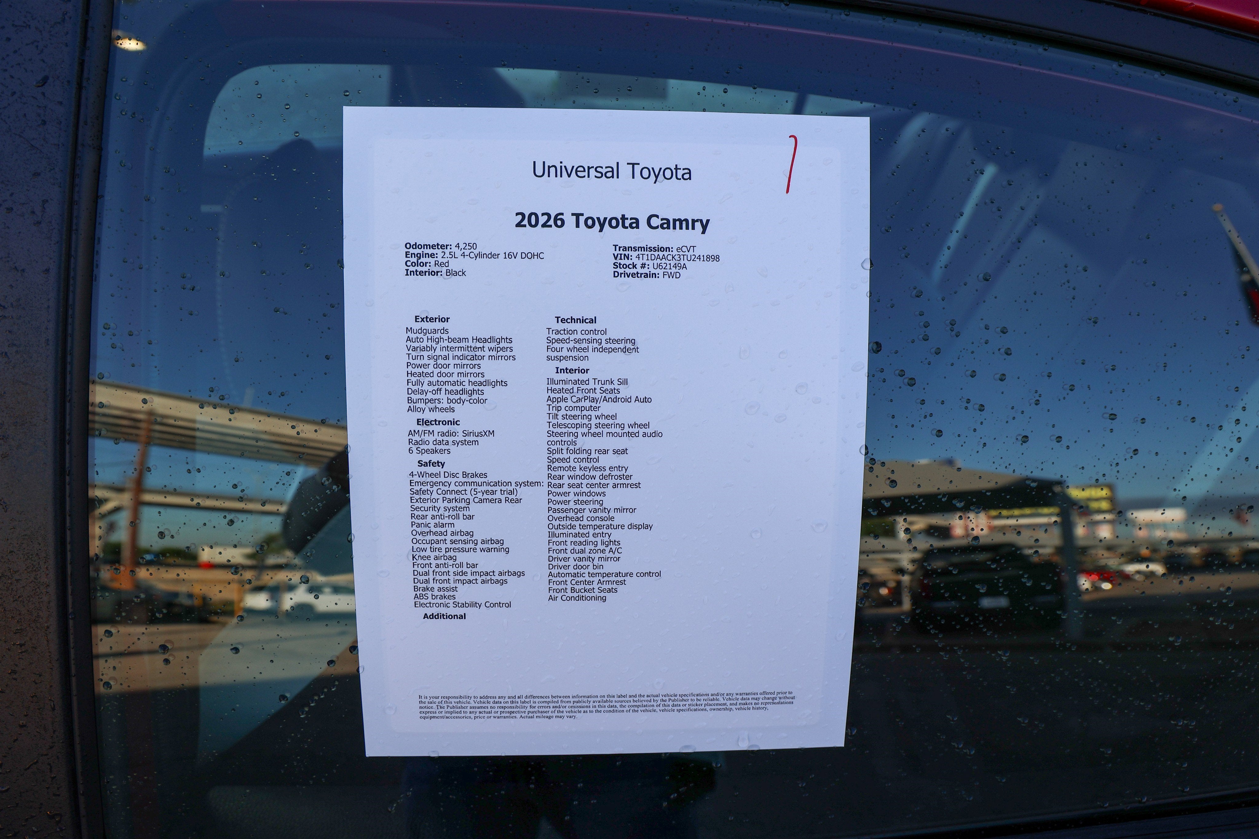 2026 Toyota CAMRY Nightshade