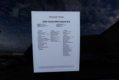 2025 Toyota RAV4 HYBRID Hybrid XLE