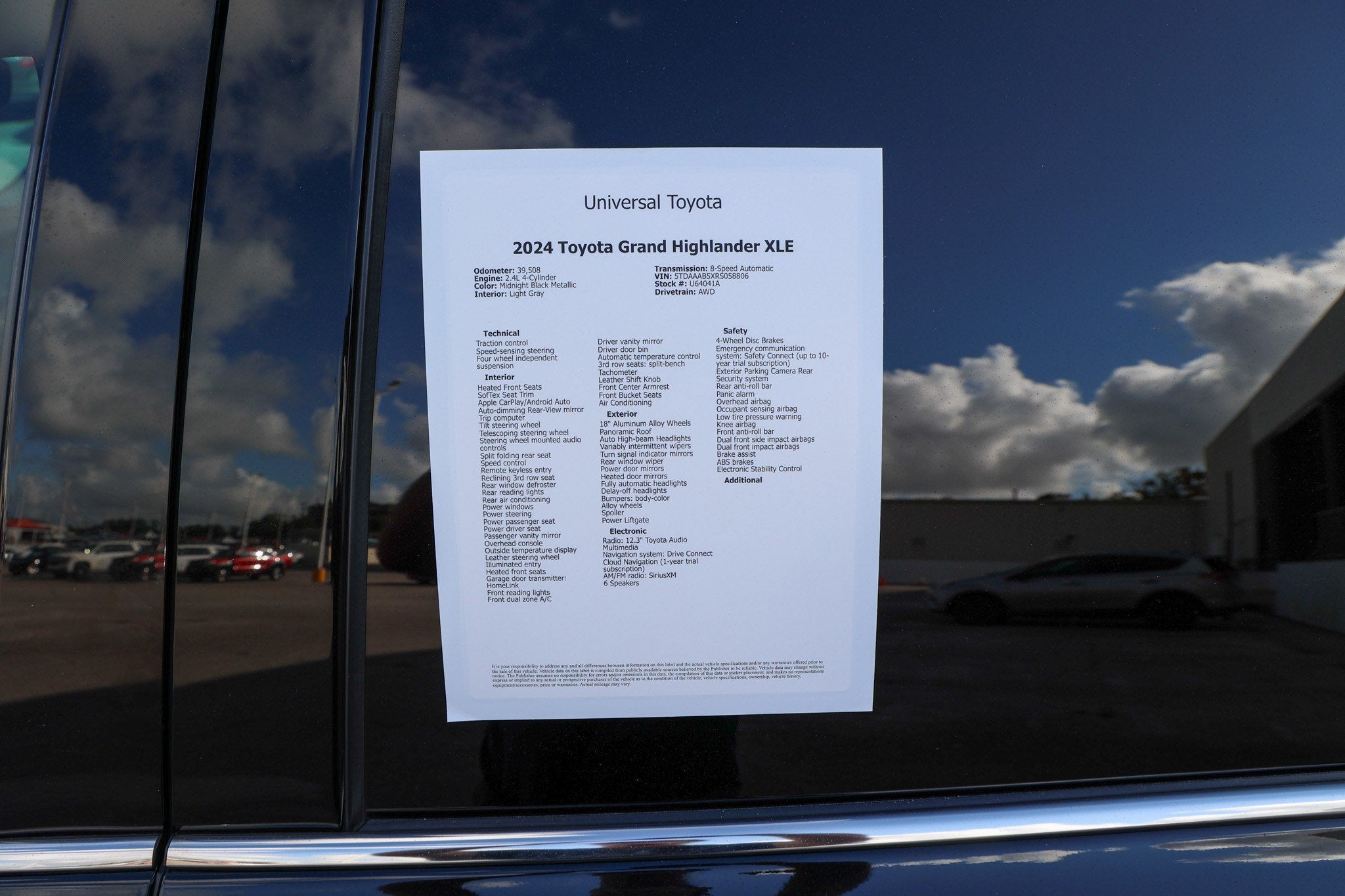 2024 Toyota Grand Highlander XLE