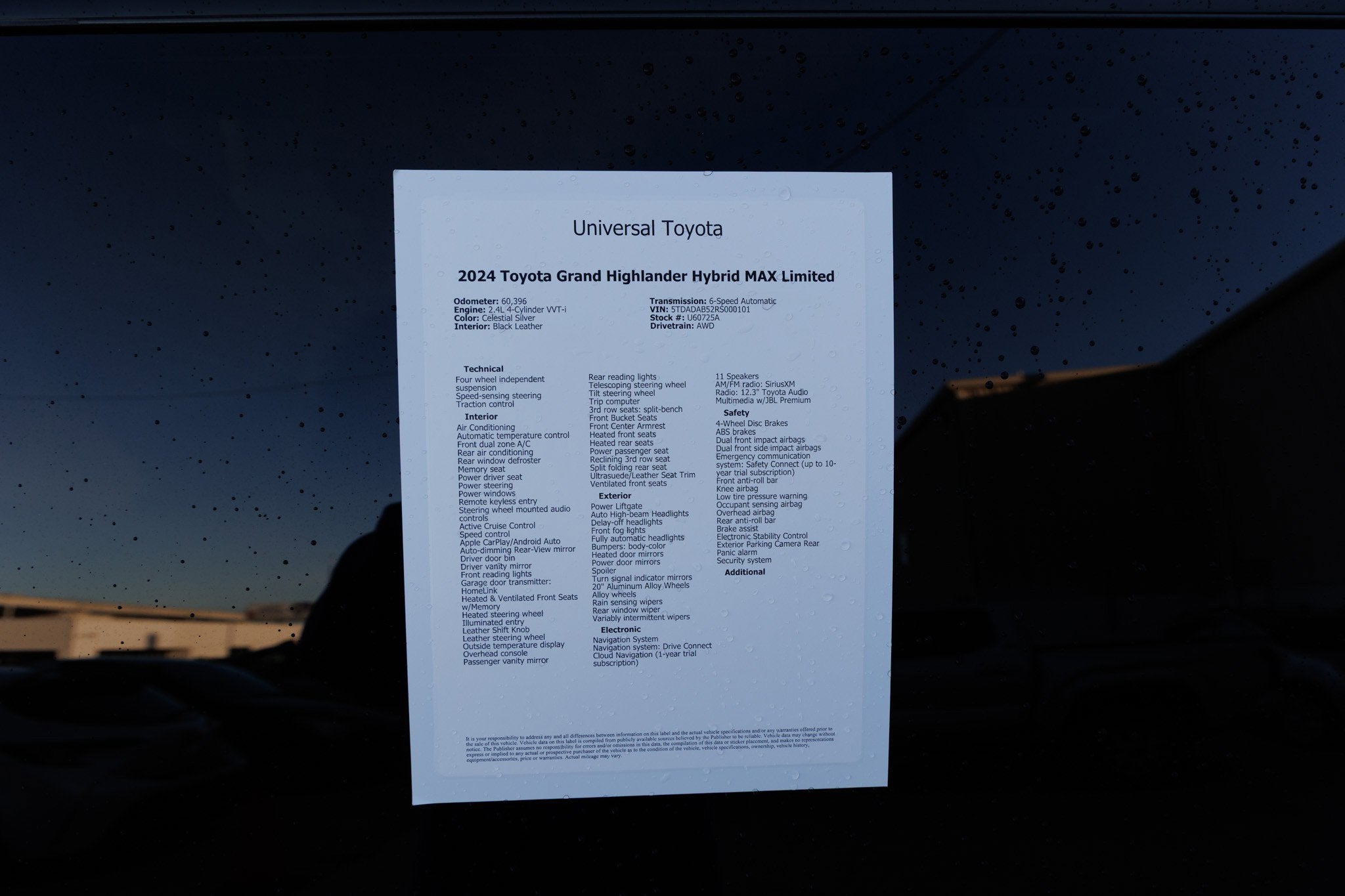 2024 Toyota GRAND HIGHLANDER HV Hybrid MAX Platinum