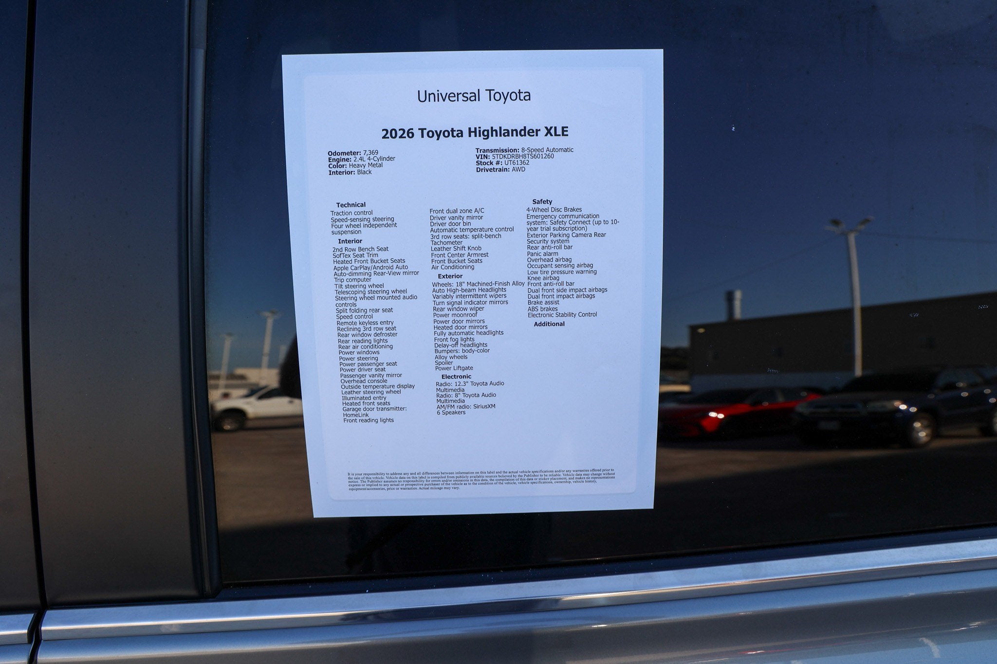 2026 Toyota Highlander XLE