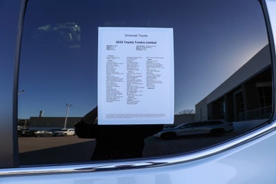 2025 Toyota TUNDRA 4X4 Limited