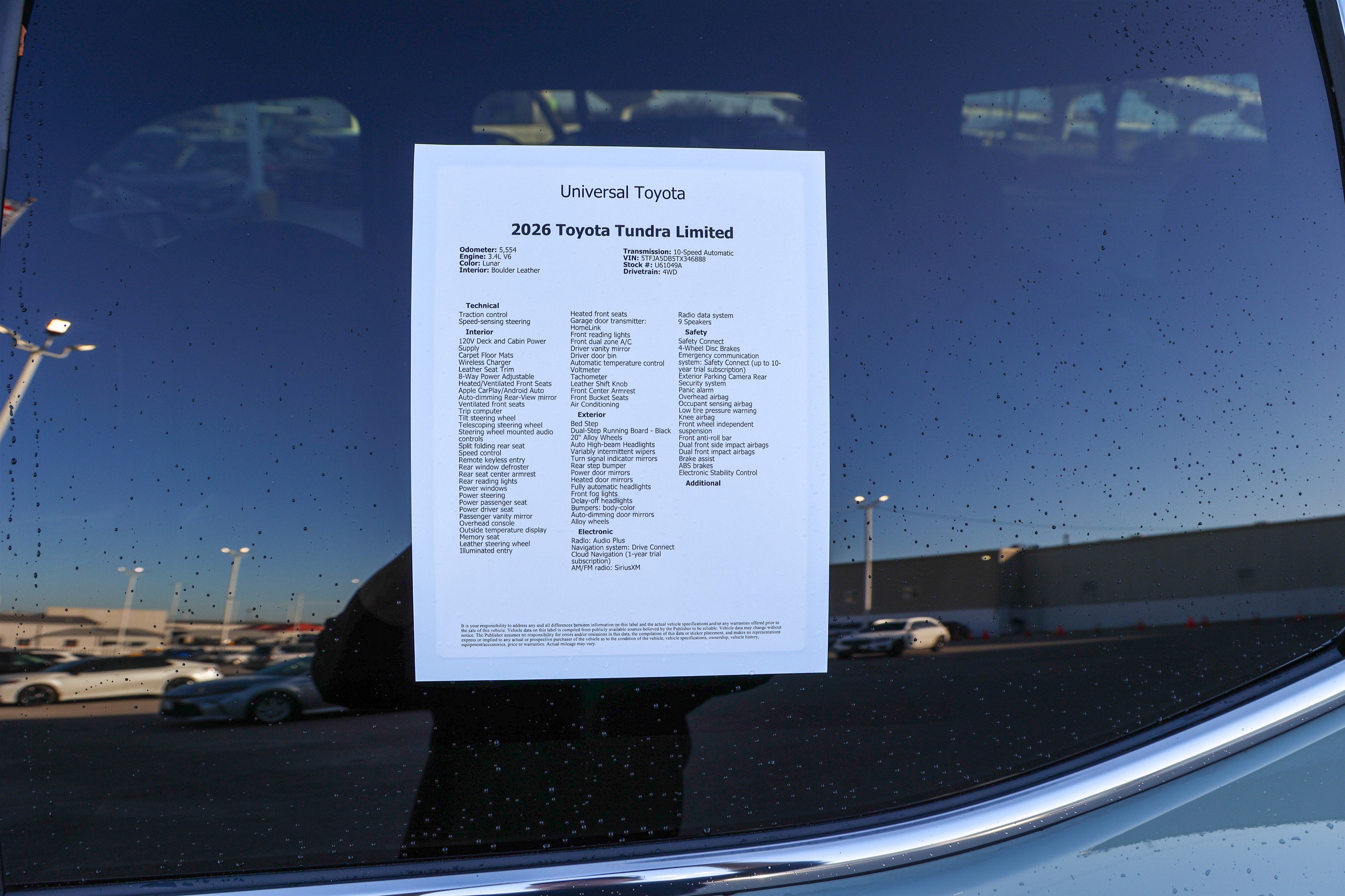 2026 Toyota TUNDRA 4X4 Limited