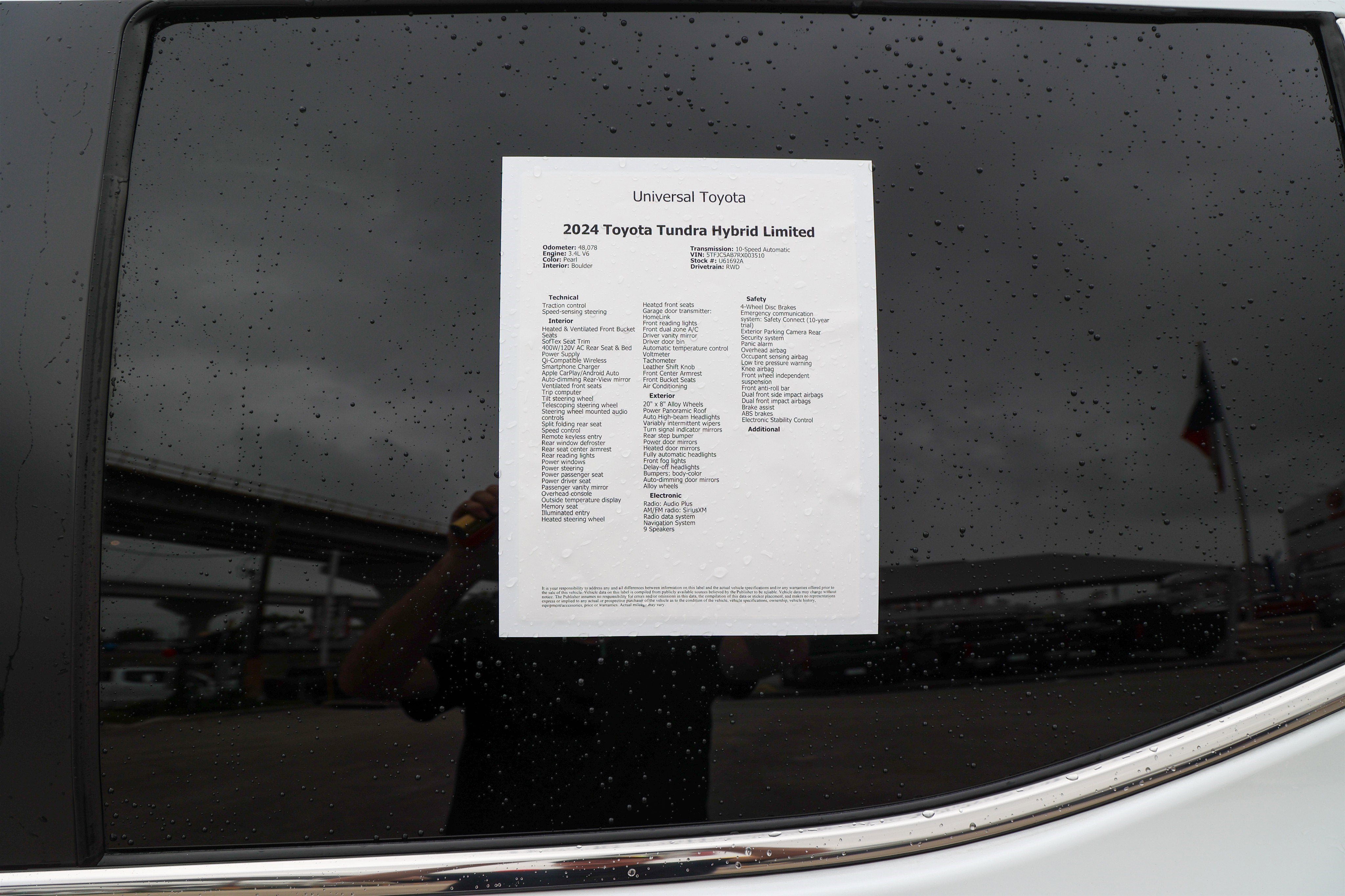 2024 Toyota TUNDRA HV 4X2 Limited Hybrid