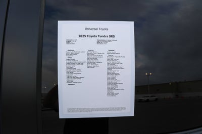 2025 Toyota TUNDRA 4X4 SR5