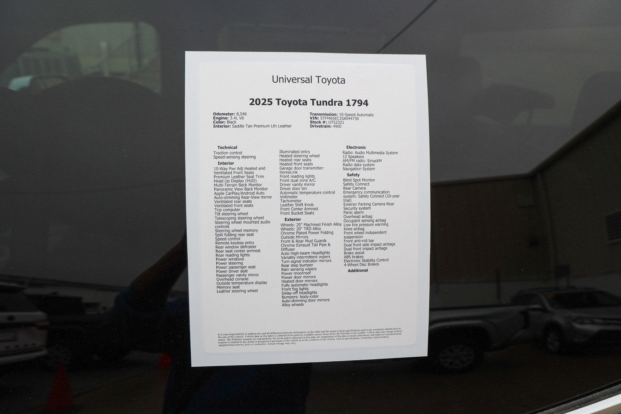 2025 Toyota TUNDRA 4X4 1794 Edition