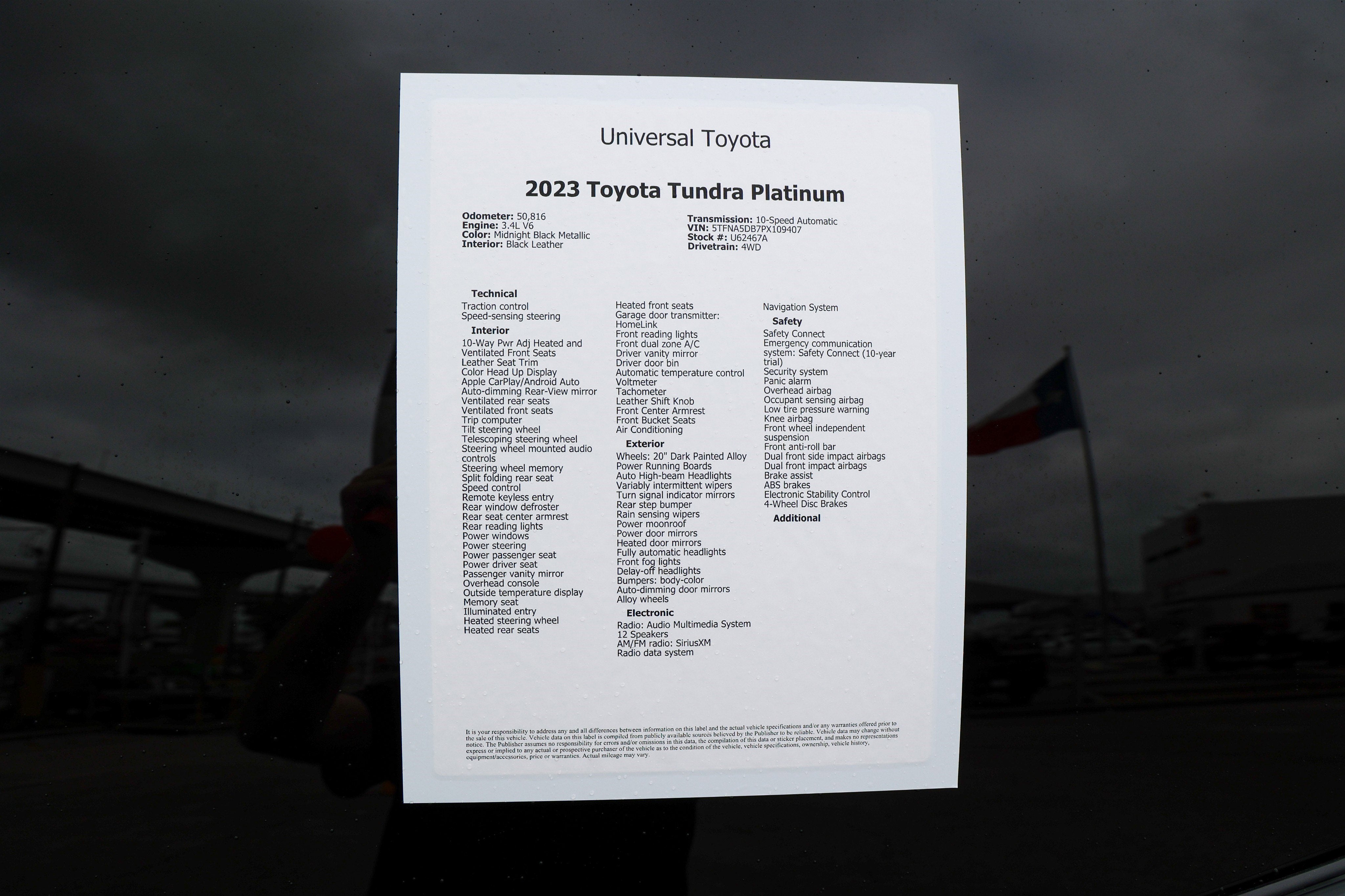 2023 Toyota TUNDRA 4X4 Platinum