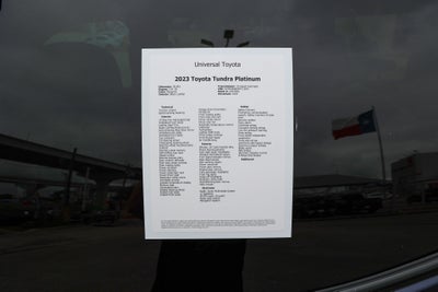 2023 Toyota TUNDRA 4X4 Platinum