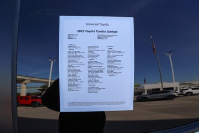 2025 Toyota TUNDRA 4X4 Limited