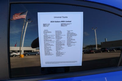 2024 Subaru WRX Limited