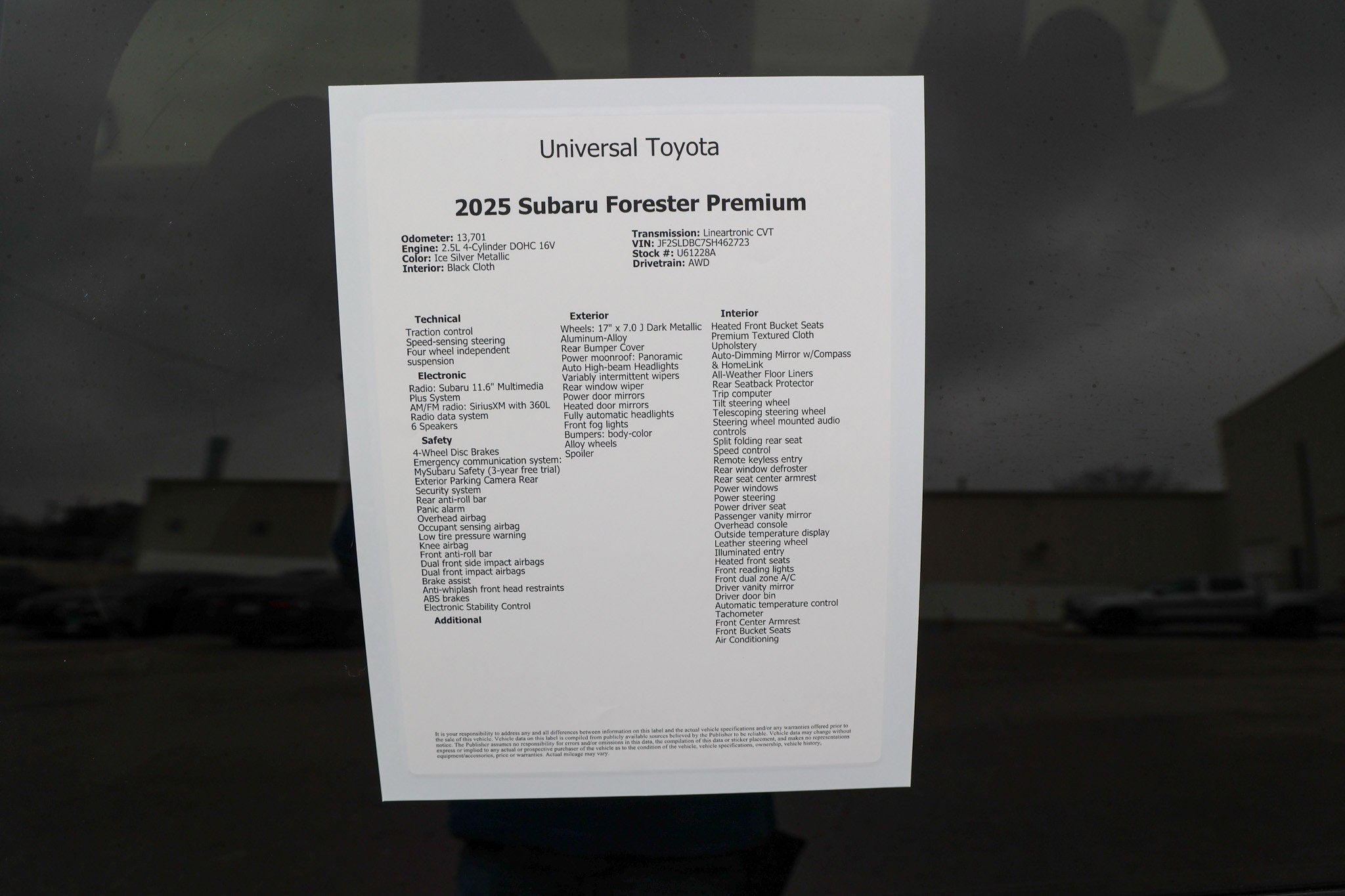 2025 Subaru Forester Premium