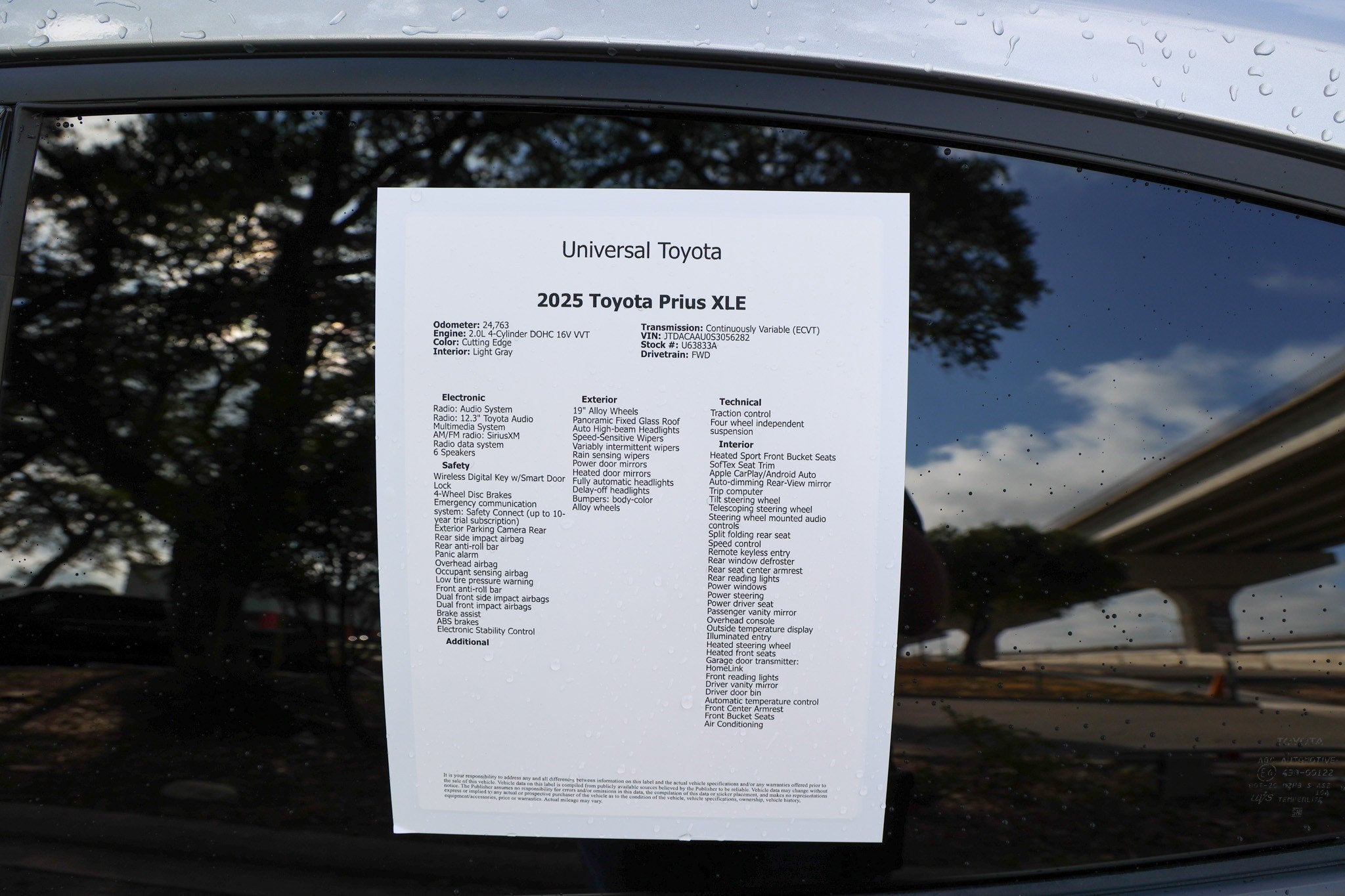 2025 Toyota Prius XLE