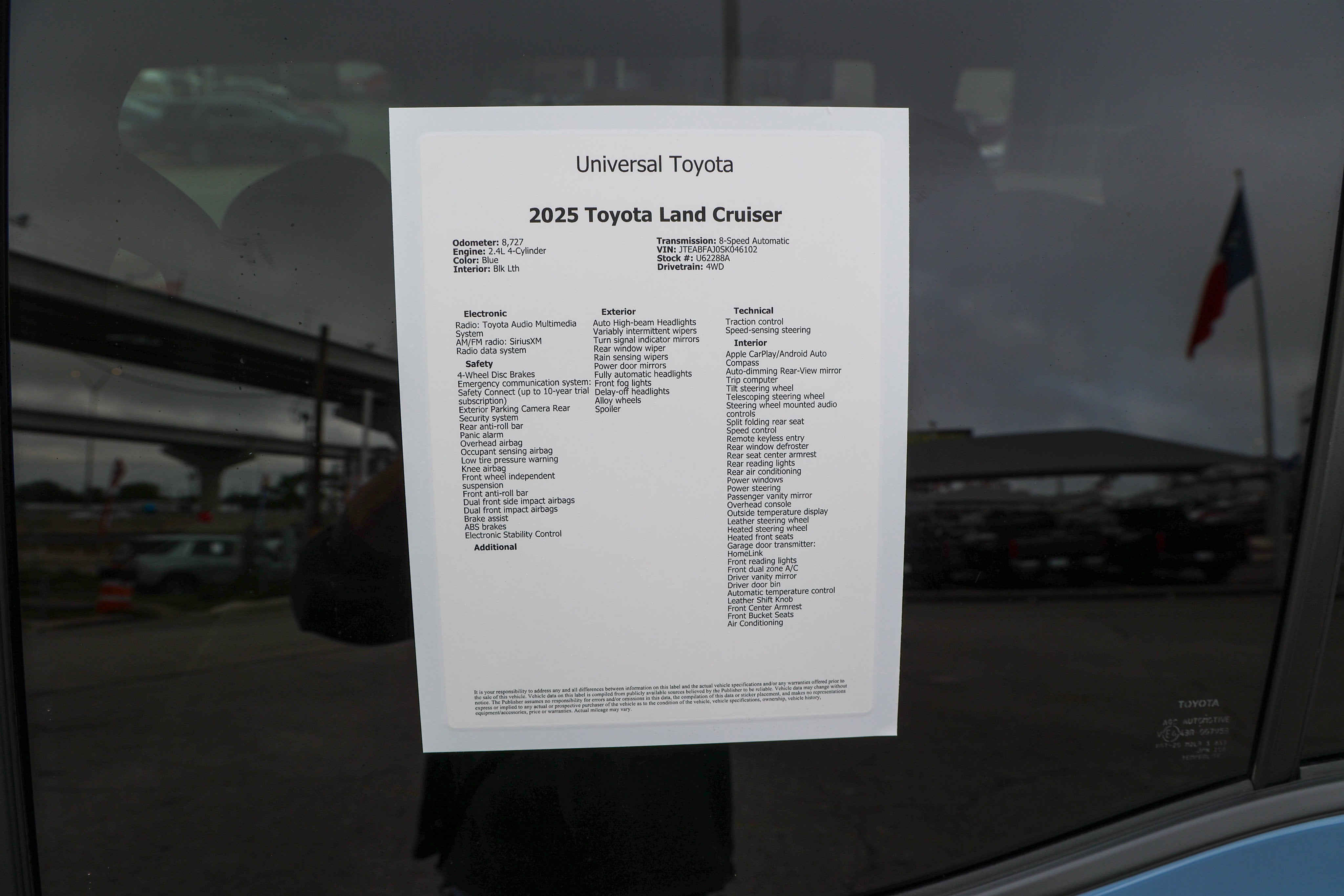 2025 Toyota LAND CRUISER 1958