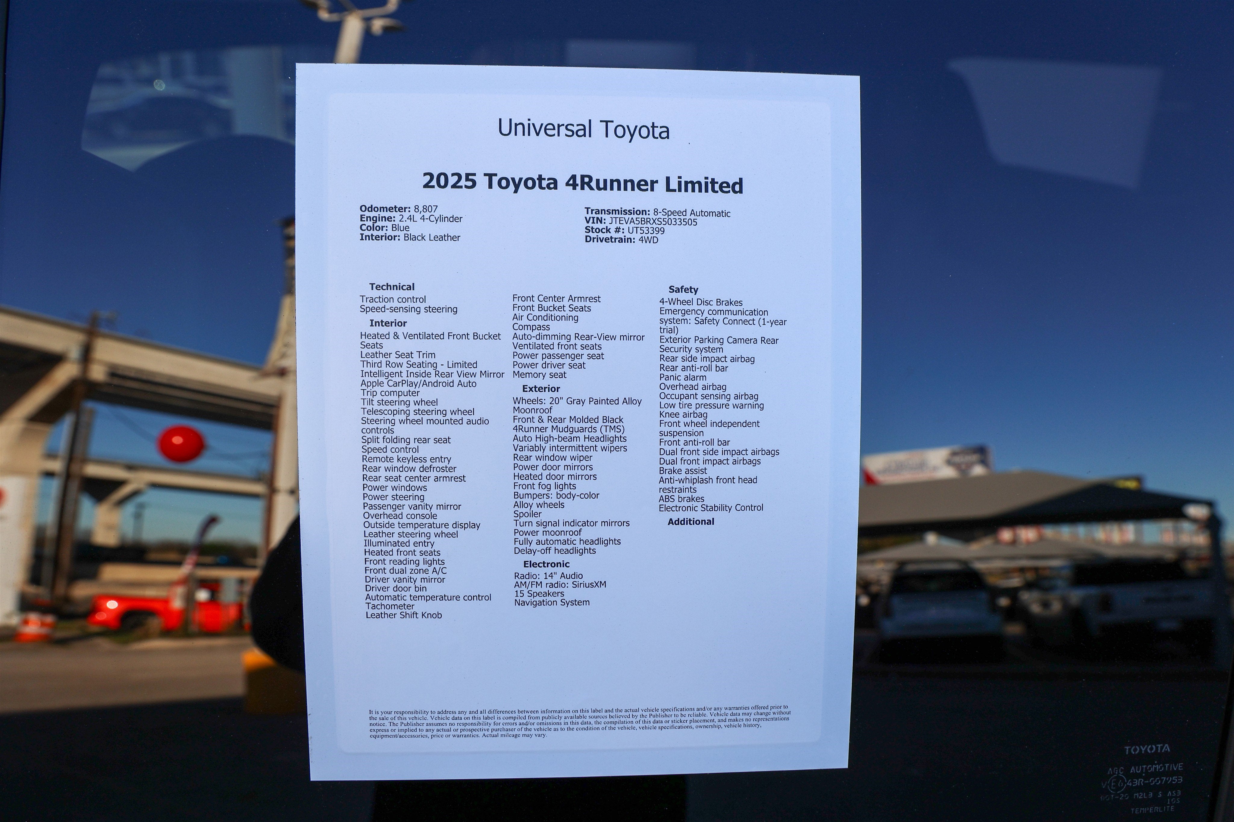 2025 Toyota 4RUNNER Limited