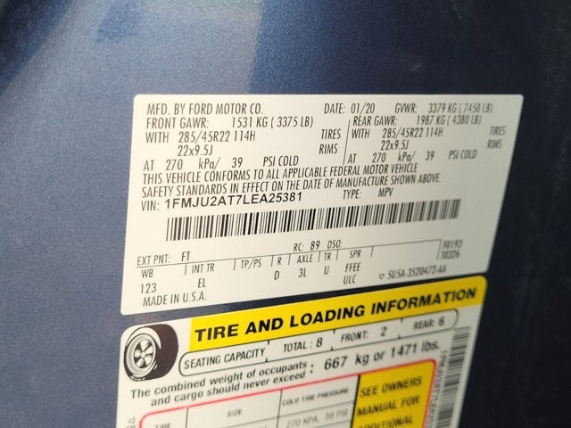 2020 Ford Expedition Limited