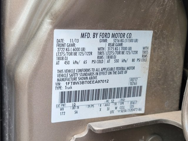 2014 Ford Super Duty F-350 SRW Lariat