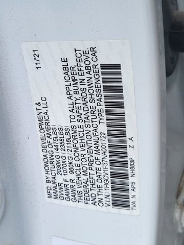 2022 Honda Accord Sedan Sport