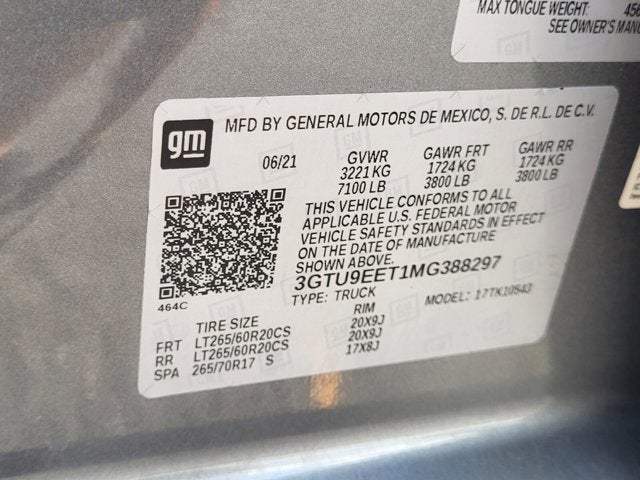 2021 GMC Sierra 1500 AT4