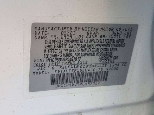 2023 Nissan Kicks SR