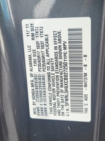 2012 Honda Odyssey EX-L