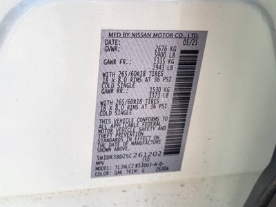 2025 Nissan Pathfinder Rock Creek