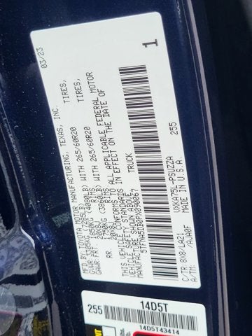 2023 Toyota Tundra 4WD Platinum