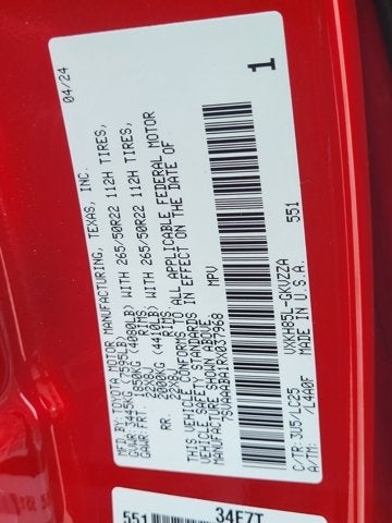 2024 Toyota Sequoia Capstone