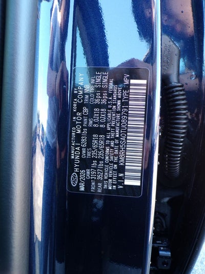 2026 Hyundai Palisade Hybrid Blue SEL Premium 7P