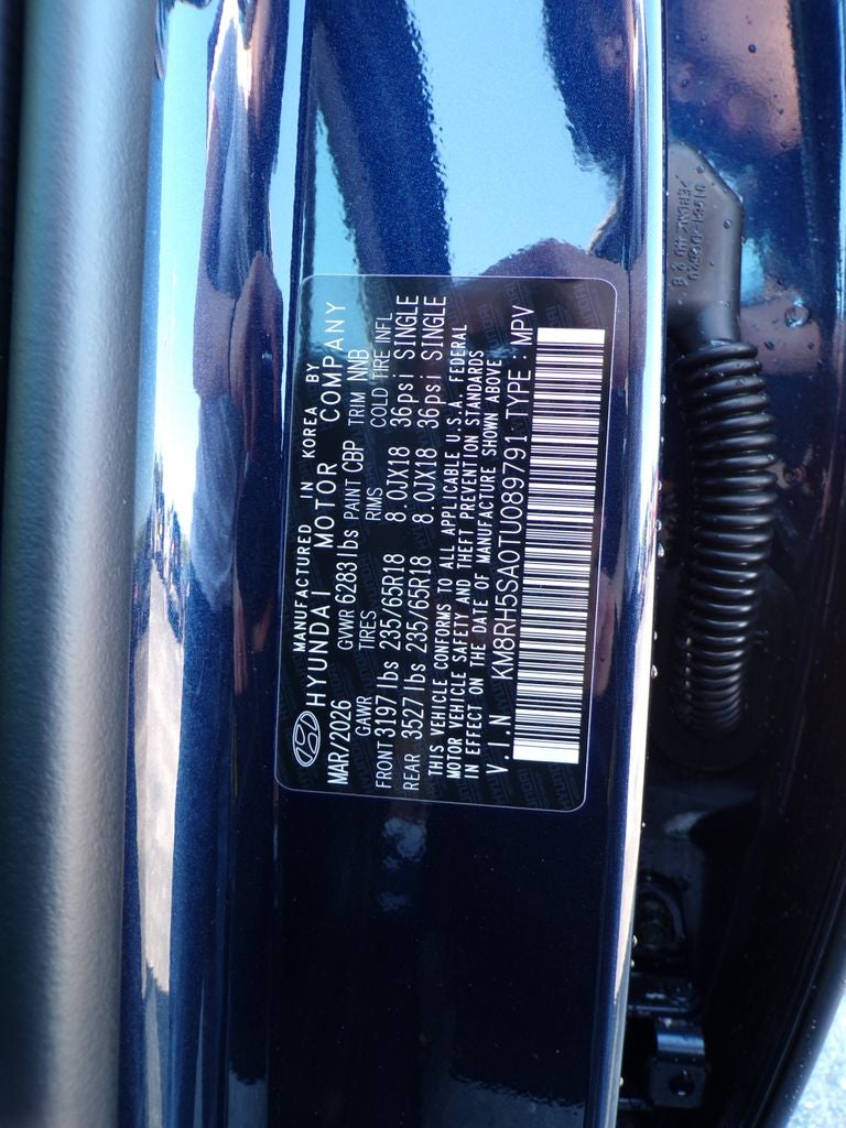 2026 Hyundai Palisade Hybrid Blue SEL Premium 7P