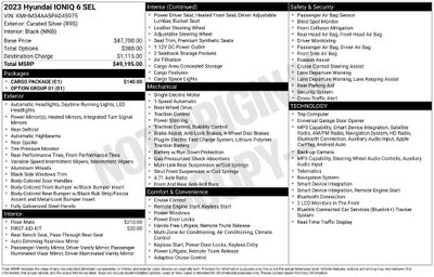 2023 Hyundai IONIQ 6 SEL
