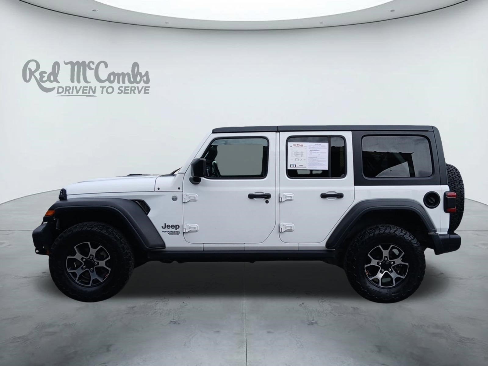 2019 Jeep Wrangler Unlimited Sport S W/ APPLE CARPLAY & ANDROID AUTO