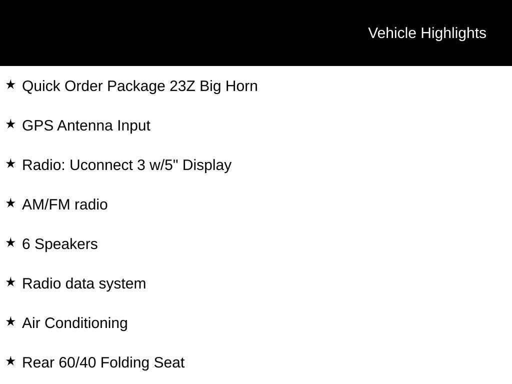 2022 RAM 1500 Big Horn/Lone Star