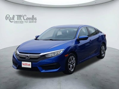 2018 Honda Civic LX W/ BACK-UP CAMERA & ENGINE IMMOBILIZER