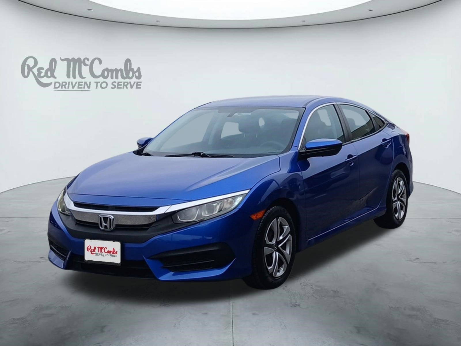 2018 Honda Civic LX W/ BACK-UP CAMERA & ENGINE IMMOBILIZER