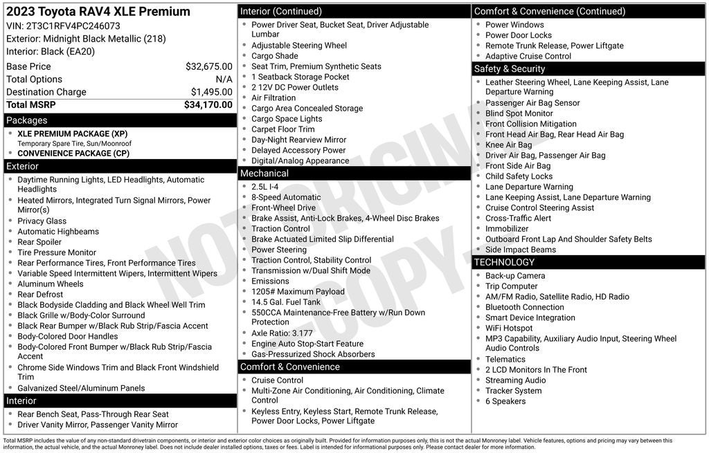2023 Toyota RAV4 XLE Premium