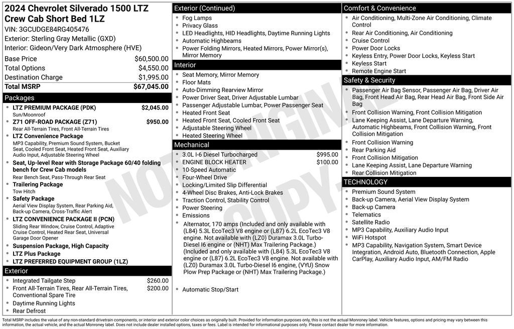 2024 Chevrolet Silverado 1500 LTZ
