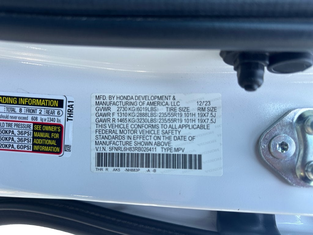 2024 Honda Odyssey Touring