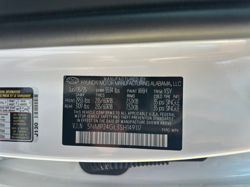 2025 Hyundai Santa Fe SEL