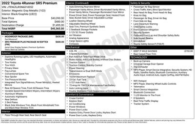 2022 Toyota 4Runner SR5 Premium