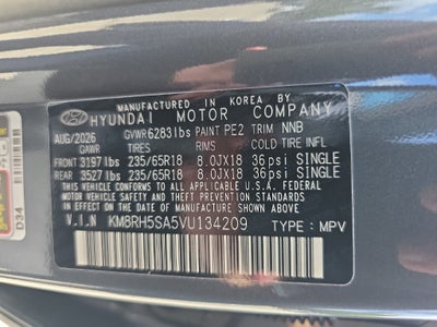 2027 Hyundai Palisade Hybrid Blue SEL Premium