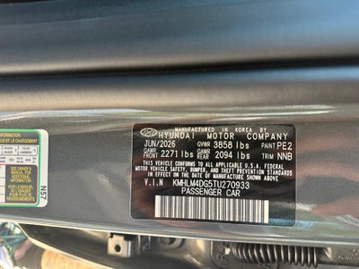 2026 Hyundai Elantra SEL Sport Plus